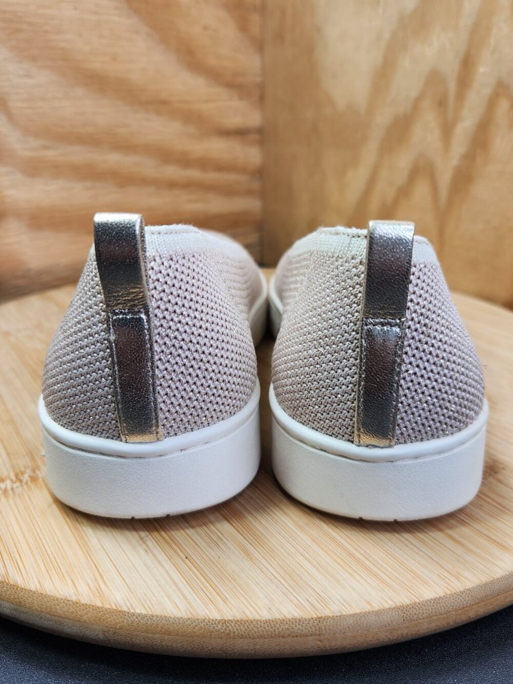 Vioninc Uptown Knit Skimmer Casual Flat Shoes Womens Size 7.5 Wide Worn Once - Picture 5 of 9